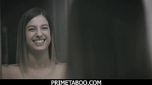 nerdy teen 18+ gets a double penetration
