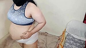 Indian Girlfriend Gets Last Anal Fuck