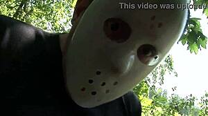 Teen slut takes anal only in forest with stranger cock