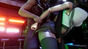 Tifa Enjoys Intense Gangbang With Big Cocks