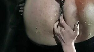 Girlfriend puts banana in my ass