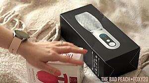 surprise sex toy gift exchange tongue licking vibrator