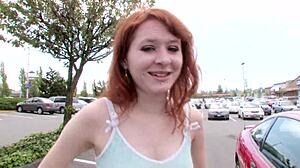 ivy bends over for street whore pussy pounding