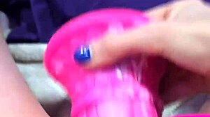 dirty talking wife cums twice with huge squirt while video sexing