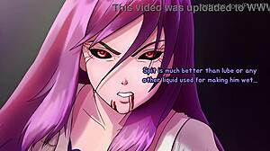 Rize from tokyo ghoul shapes her new filthy puppy fingering joi
