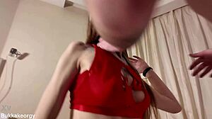 Skinny Big Lips Milf Rough Bukkake Gangbanged
