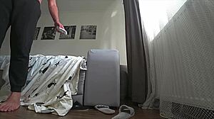 Cheating wife with a friend while her husband is at work real
