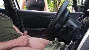 A Girl Caught Me Jerking Off In The Car And Help Me Cum 4k Ep 22203