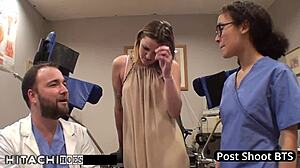freshman gets hitachi orgasm from doctor tampa