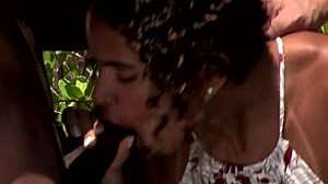 Black milf mom threesome with deep anal and gaping pussy