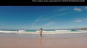 Travel Show Ass Driver - Ferrol Sasha Ikeyeva In A Bikini On Beautiful Spanish Doninos Beach