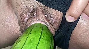 Busty fuck doll receives rough anal pounding from behind