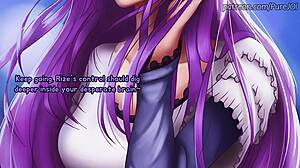 Rize from tokyo ghoul shapes her new filthy puppy fingering joi