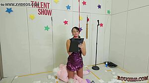 Extreme Bondage Talent Show For Bound Babe
