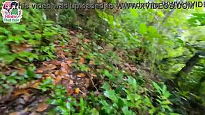 hot thai amateur outdoor fun with creampie