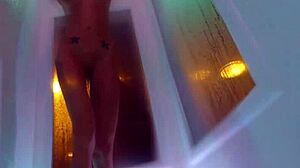 hot kendra cole takes a sexy shower