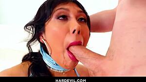 Penelope Woods Gets Her Tight Holes Pounded By Zac Wild