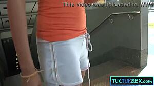 tiny thai teen gets picked up and fucked hard