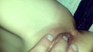 Petite pixie girl enjoys quiet solo time with gentle touches