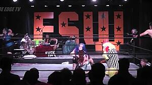 Cute Girls Wrestling Christie Ricci Vs Unknown Superb Scrap In Intense Fight