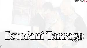 Twice satisfied - estefani tarrago get fucked by two big italian dick