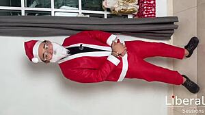 Santa fucks young girl on christmas