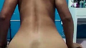 peruvian latina friend records homemade video with me