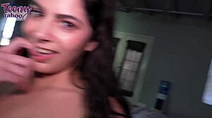 18 stepdaughter flaunts thick ass for stepdad creampie