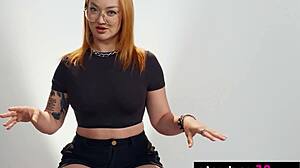 Big Booty Redhead Milf Emma Magnolia Fingers Shaved Pussy