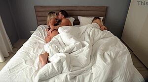 Cheating stepmom rides cock hard!
