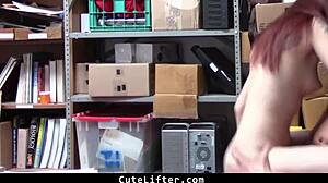 the officer showed an iron fist to cassidy michaels and she agrees to his commands - cutelifter