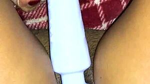 sexy latina milf close up with cum on body