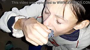 My Neighbor Thanks Me With Cunnilingus Lesbian Style In Garden