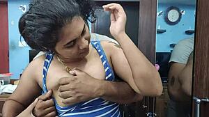 Horny indian college girl gets her pussy licked boobs sucked and fucked deep in bed