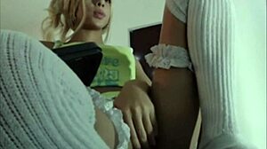 cute shemale teen 18+ager masturbating