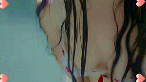 totally wet horny student takes shower and masturbates