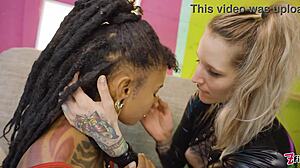 Tattooed girls alt sluts piledriver toy