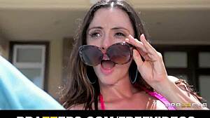 bikini latina daydreams about her poolboy fun