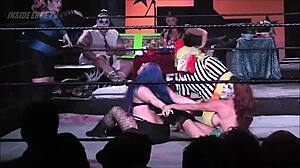 Cute Girls Wrestling Christie Ricci Vs Unknown Superb Scrap In Intense Fight