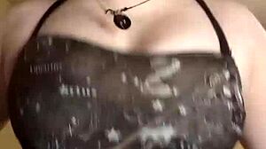 Curvy Girl Teases With Big Tits And Jerk Off Instructions