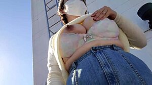 a married woman masturbates outdoors in full video