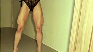 heavily tattoed man fucks hard horny latina