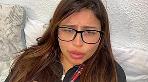 Latina milf gives joi until she cums hard
