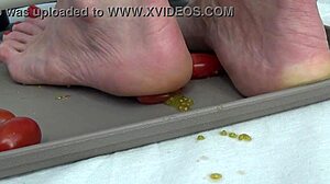 i trample tomatoes with my feet