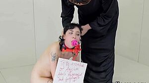 nasty girl is brought in anus asylum for awkward treatment