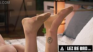 Lez be bad petite 18+s lexi lore and maya woulfe are dominated by milfs ariel x and helena locke part 1 and 2