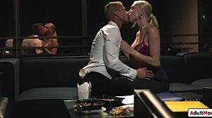Boss cheats with young blonde