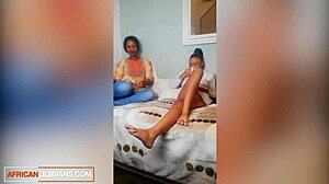 Sexy Big Booty Ebony Lesbians Eating Black Pussy