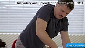 Cassie del isla receives special attention from masseur robby apples during fantasy session