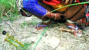 जंगल मे मंगल with sexy indian babe outdoors